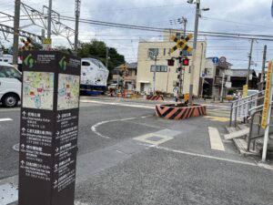 JR阪和線 百舌鳥駅 東口付近