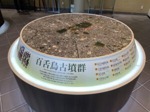 百舌鳥古墳群ビジターセンター内の展示物